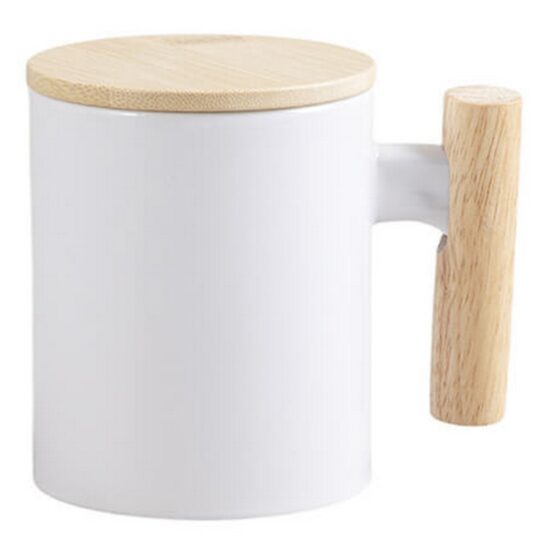 Personalizēta krūze ar bambusa rokturi