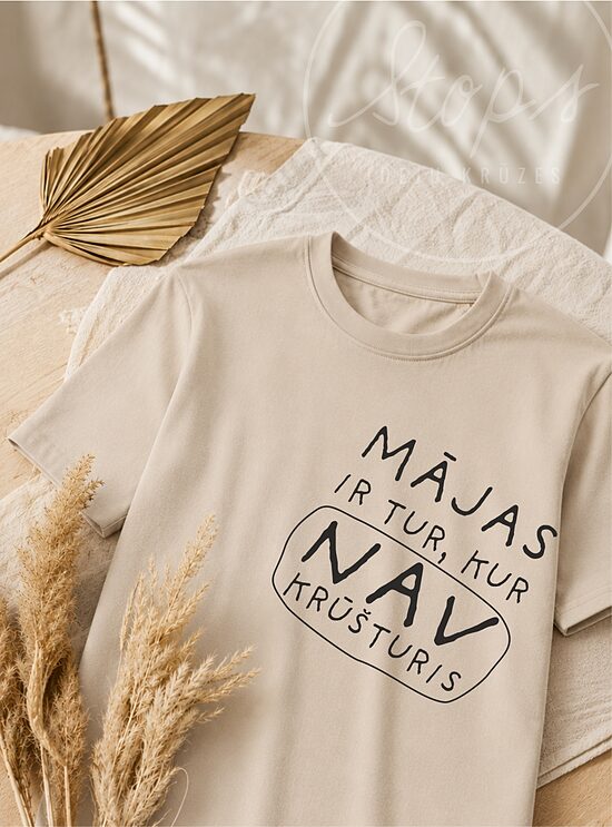 Sieviešu T-krekls "Mājas.Krūšturis"