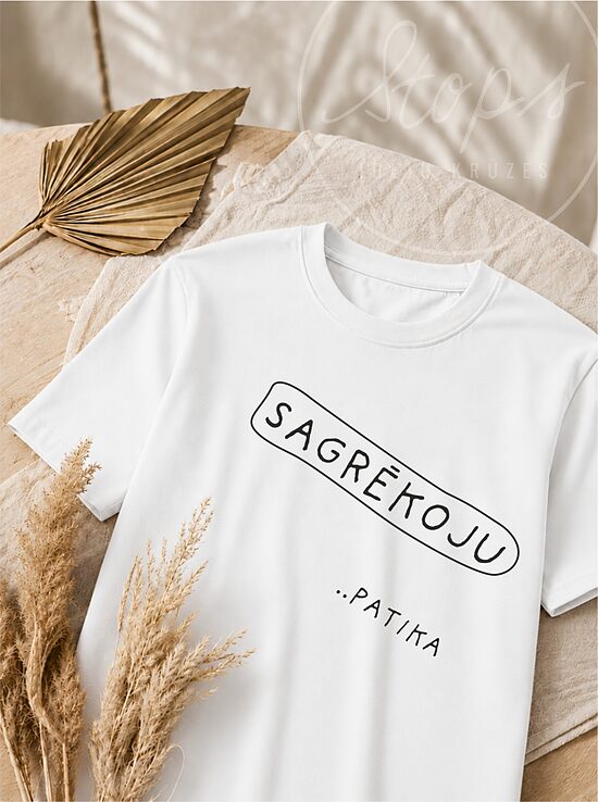 Vīriešu T-krekls "Sagrēkoju. Patika"