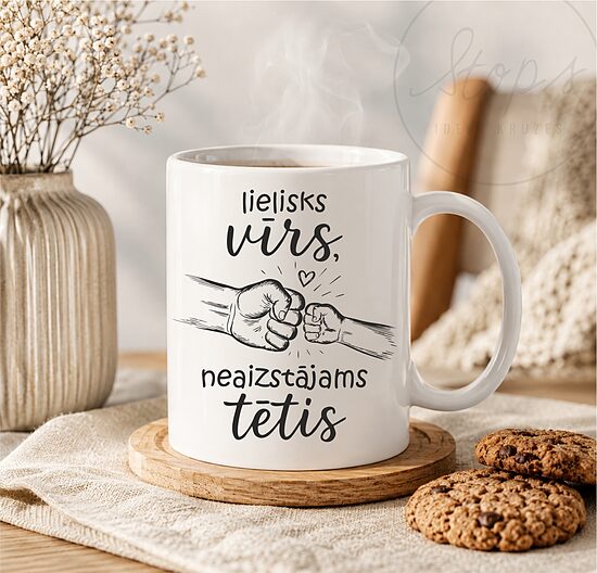 Klasiska krūze "Vīrs. Tētis."