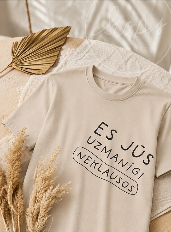 Sieviešu T-krekls "Uzmanīgi neklausos"