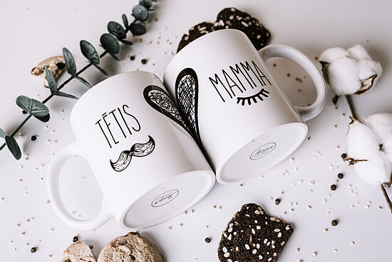 Krūzes "Mamma & Tētis''