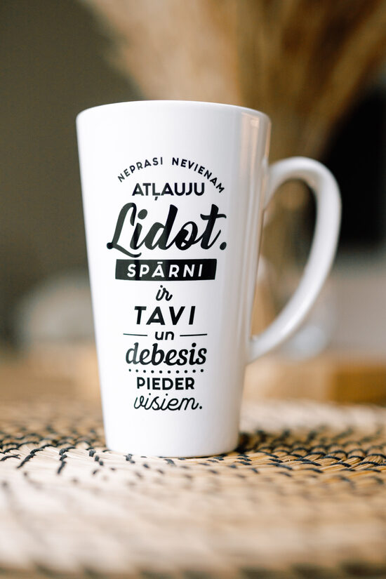 Latte krūze ''Spārni ir Tavi''