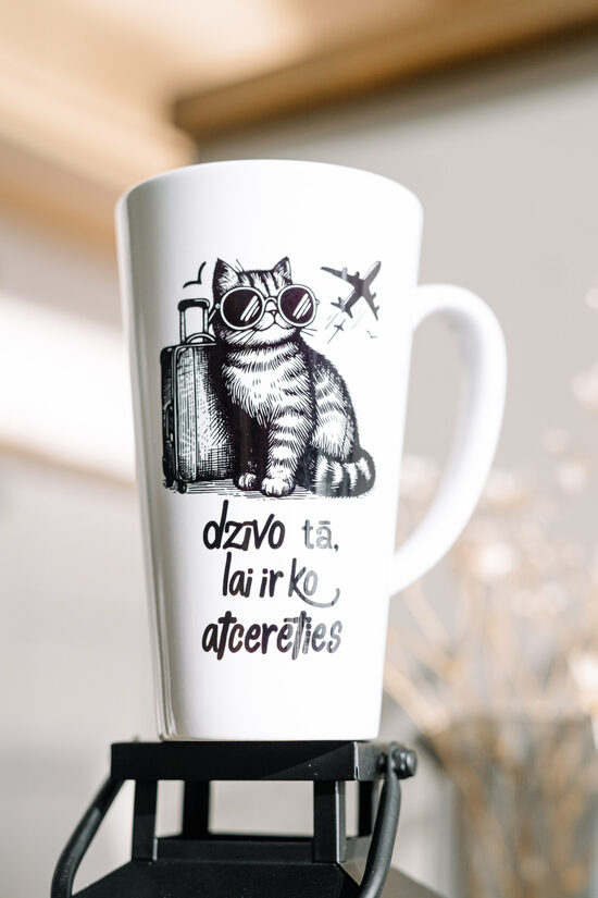 Latte krūze ''Lai ir ko atcerēties''