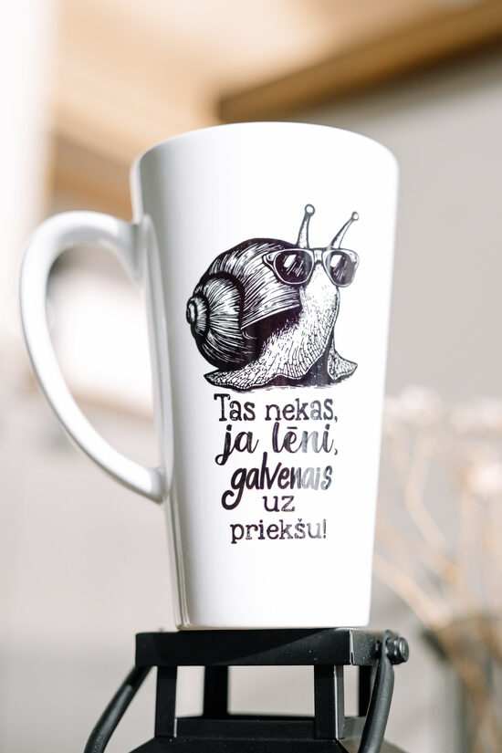 Latte krūze ''Uz priekšu!''