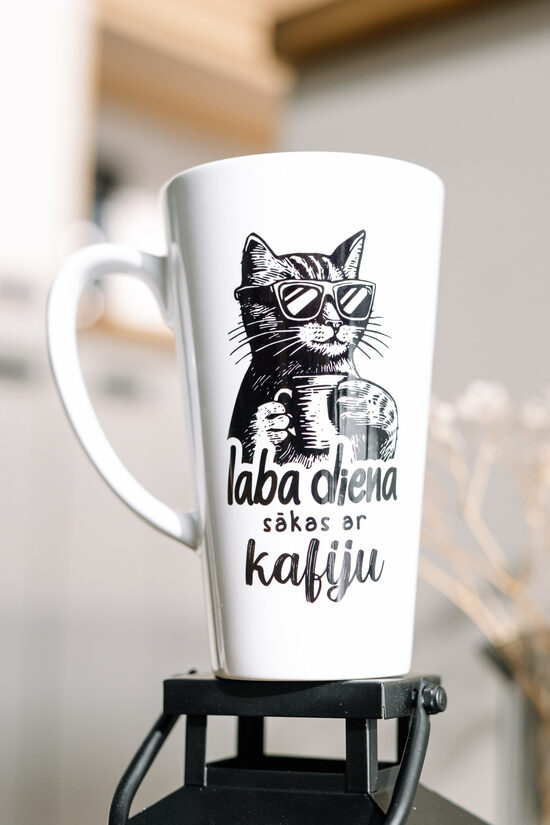 Late krūze ''Laba diena sākas ar Kafiju''