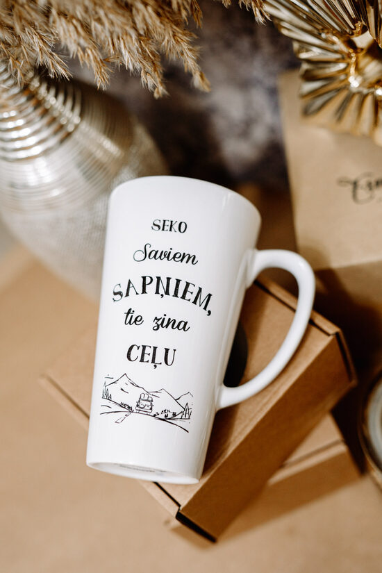 Late krūze "Seko sapņiem"