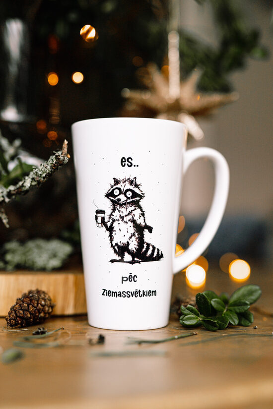 Latte krūze "Es pēc Ziemassvētkiem"