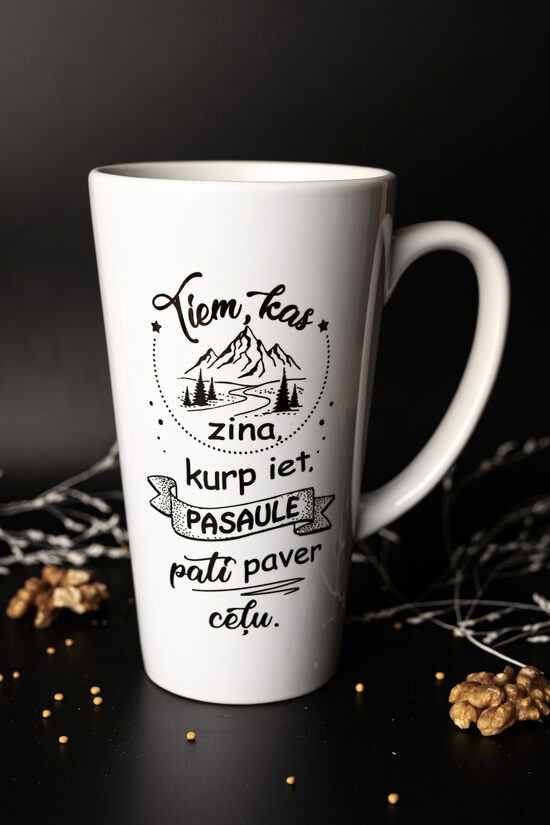 Late krūze "Pasaule paver ceļu!"