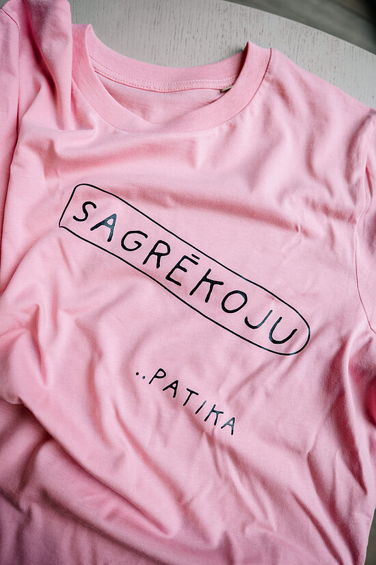 Sieviešu T-krekls "Sagrēkoju. Patika"