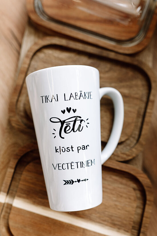 Late krūze "Labākie tēti kļūst par Vectētiņiem"