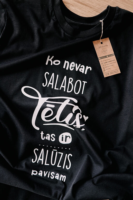 Vīriešu T-krekls "Ko nevar salabot Tētis"