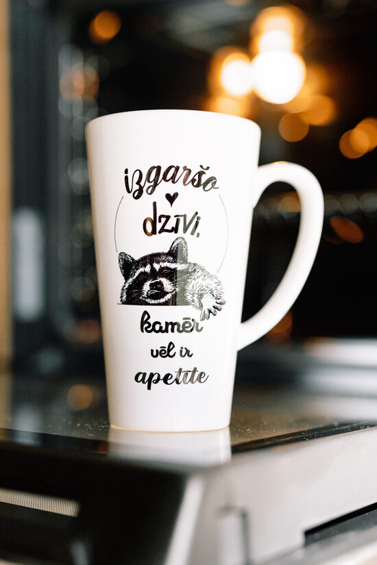Latte krūze ''Izgaršo dzīvi''