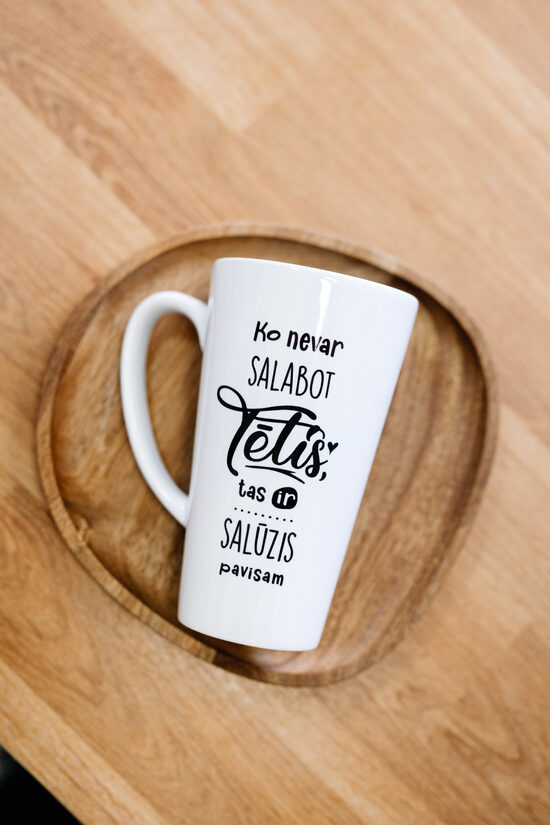Latte krūze ''Ko nevar salabot Tētis''
