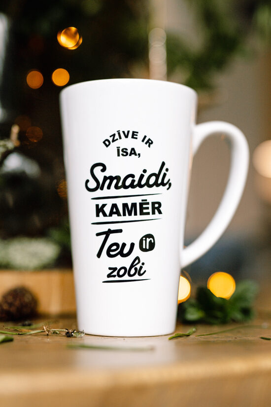 Late skrūze ''Smaidi, kamēr ir zobi"