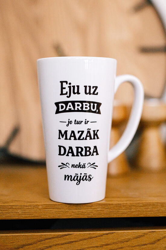 Late krūze "Eju uz darbu"