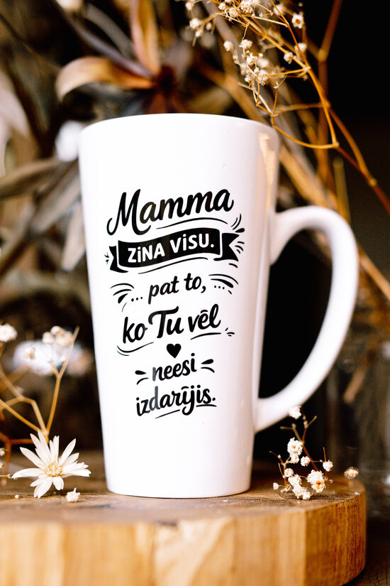 Late krūze "Mamma zina visu"