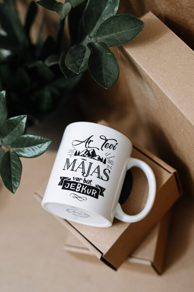 Krūze "Ar Tevi - mājas jebkur"