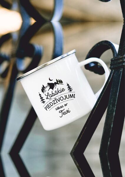 Metāla krūze ''Piedzīvojumi sākas ar Tevi''