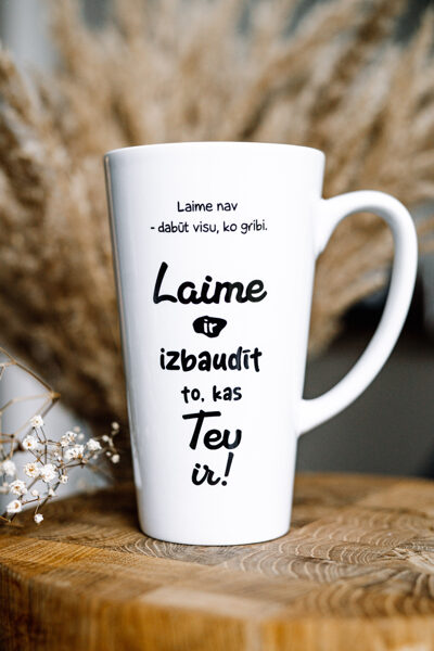 Latte krūze ''Laime''